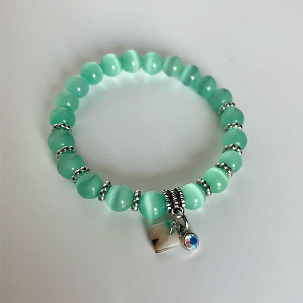 Green Bead Bracelet